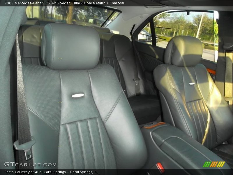 Black Opal Metallic / Charcoal 2003 Mercedes-Benz S 55 AMG Sedan
