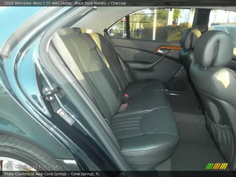 Black Opal Metallic / Charcoal 2003 Mercedes-Benz S 55 AMG Sedan