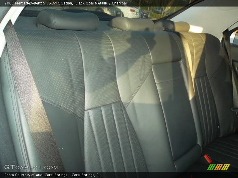 Black Opal Metallic / Charcoal 2003 Mercedes-Benz S 55 AMG Sedan