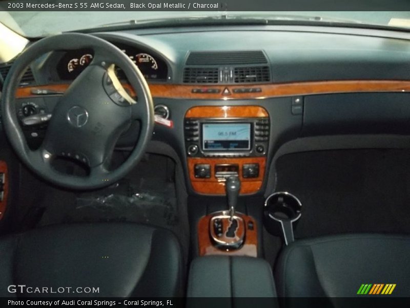Black Opal Metallic / Charcoal 2003 Mercedes-Benz S 55 AMG Sedan
