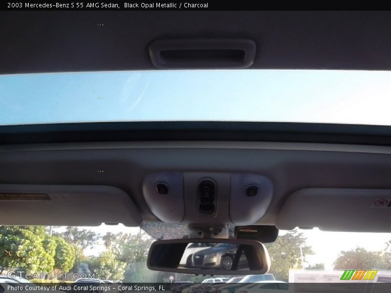 Black Opal Metallic / Charcoal 2003 Mercedes-Benz S 55 AMG Sedan