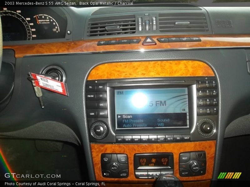 Black Opal Metallic / Charcoal 2003 Mercedes-Benz S 55 AMG Sedan