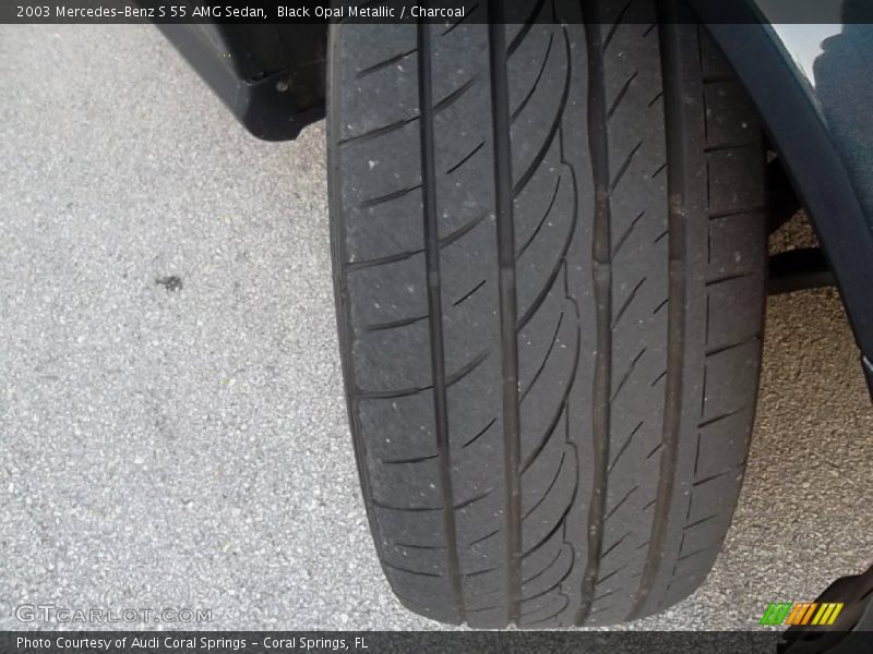Black Opal Metallic / Charcoal 2003 Mercedes-Benz S 55 AMG Sedan