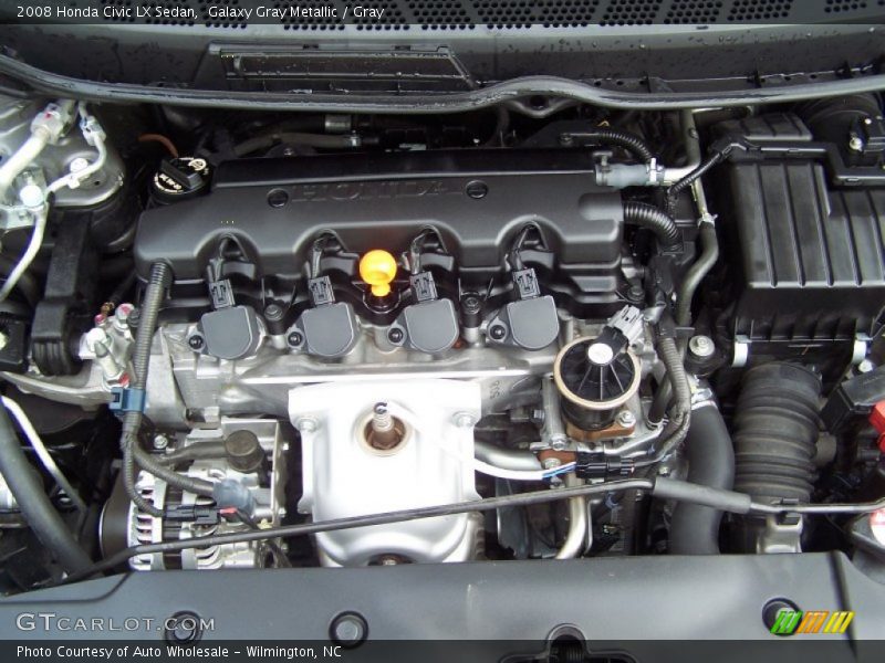 Galaxy Gray Metallic / Gray 2008 Honda Civic LX Sedan