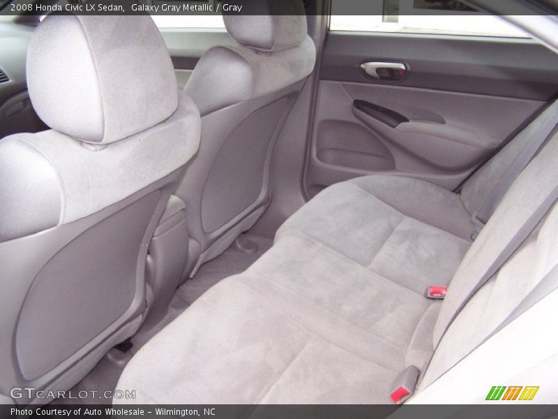 Galaxy Gray Metallic / Gray 2008 Honda Civic LX Sedan