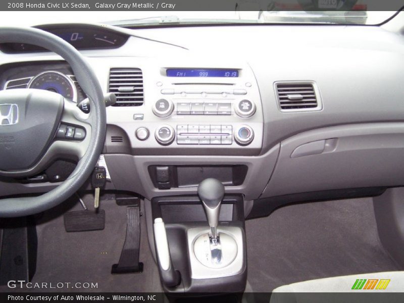 Galaxy Gray Metallic / Gray 2008 Honda Civic LX Sedan