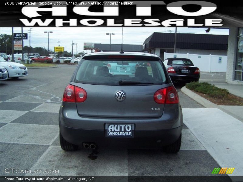 United Grey Metallic / Anthracite Black 2008 Volkswagen Rabbit 4 Door