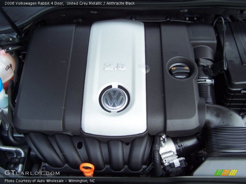United Grey Metallic / Anthracite Black 2008 Volkswagen Rabbit 4 Door