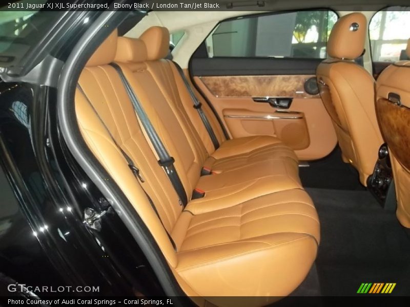 Ebony Black / London Tan/Jet Black 2011 Jaguar XJ XJL Supercharged