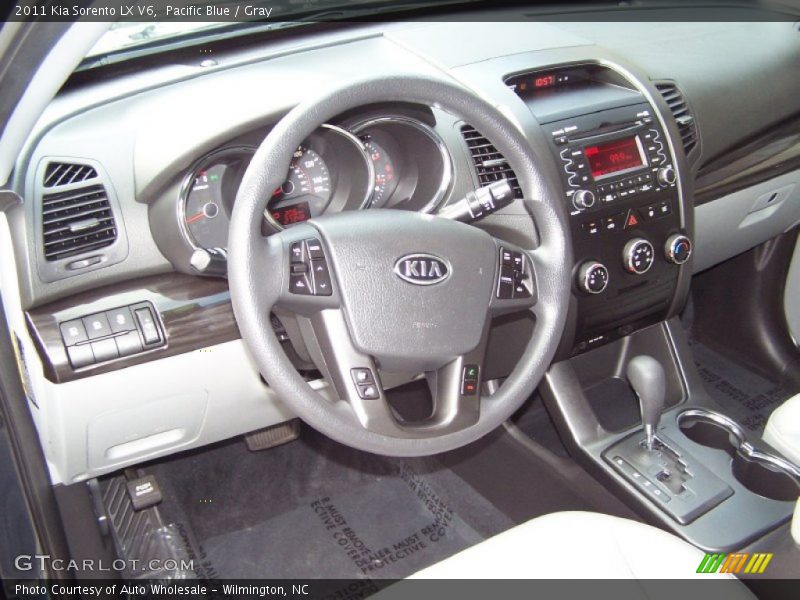 Pacific Blue / Gray 2011 Kia Sorento LX V6