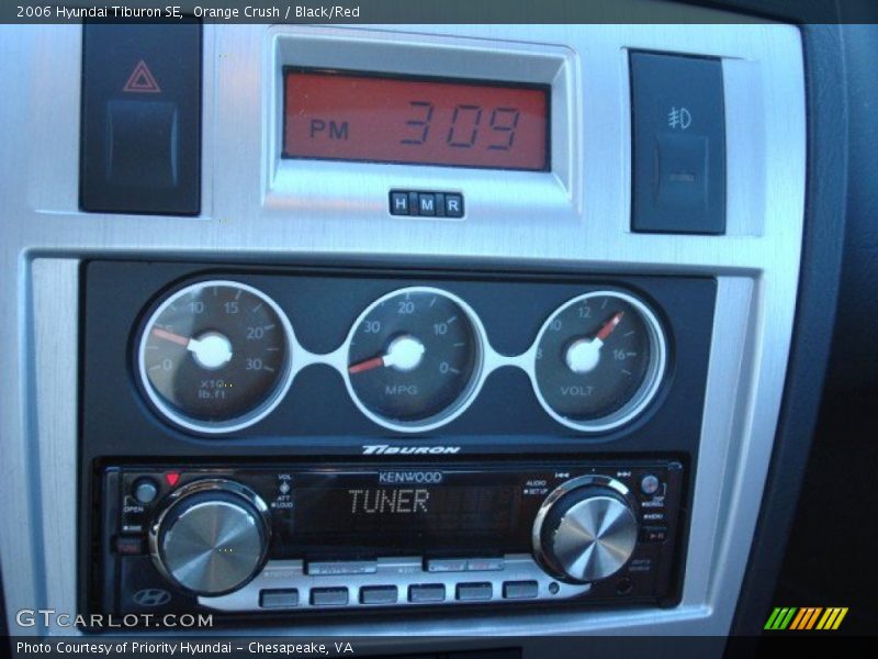 Orange Crush / Black/Red 2006 Hyundai Tiburon SE