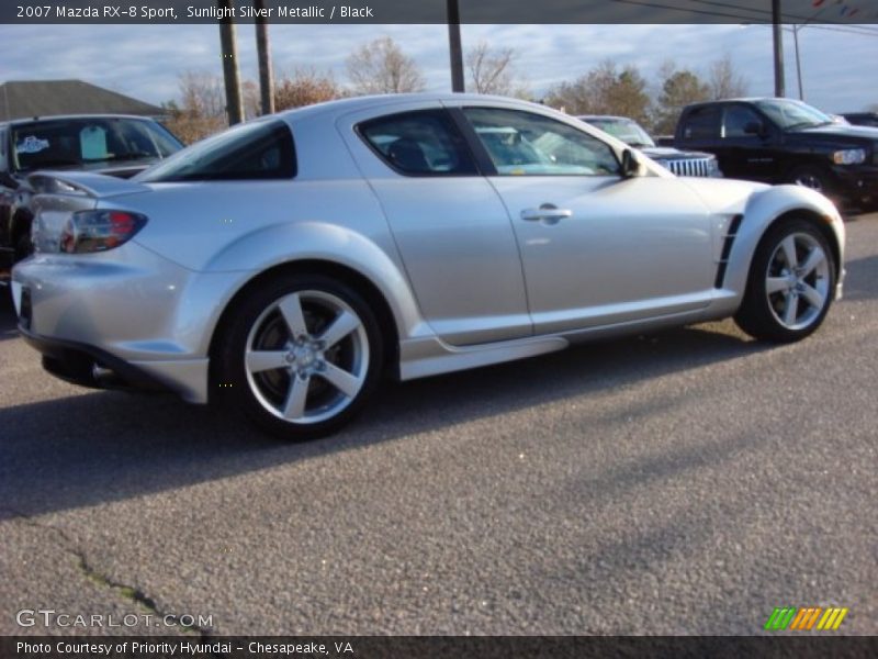 Sunlight Silver Metallic / Black 2007 Mazda RX-8 Sport