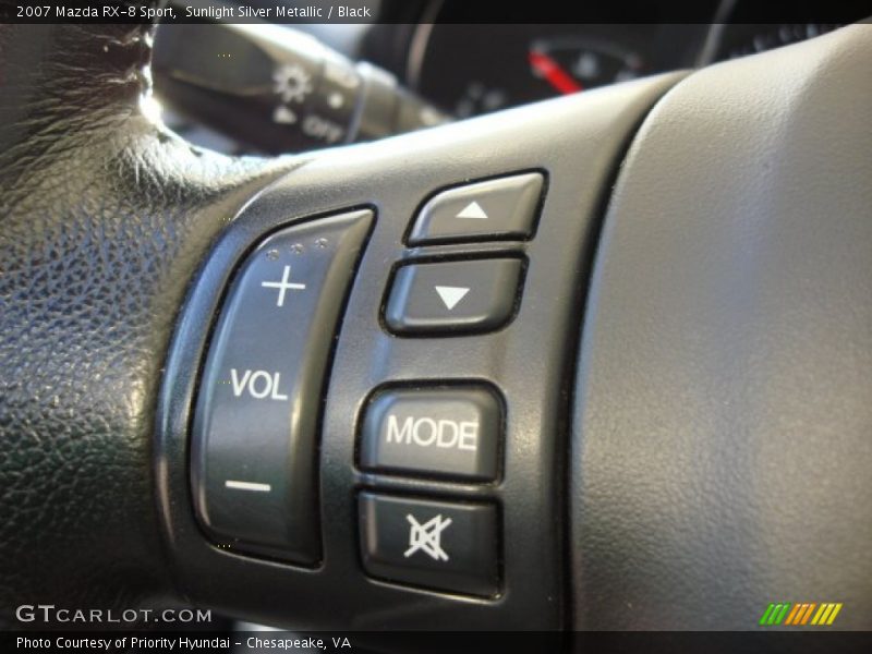 Sunlight Silver Metallic / Black 2007 Mazda RX-8 Sport
