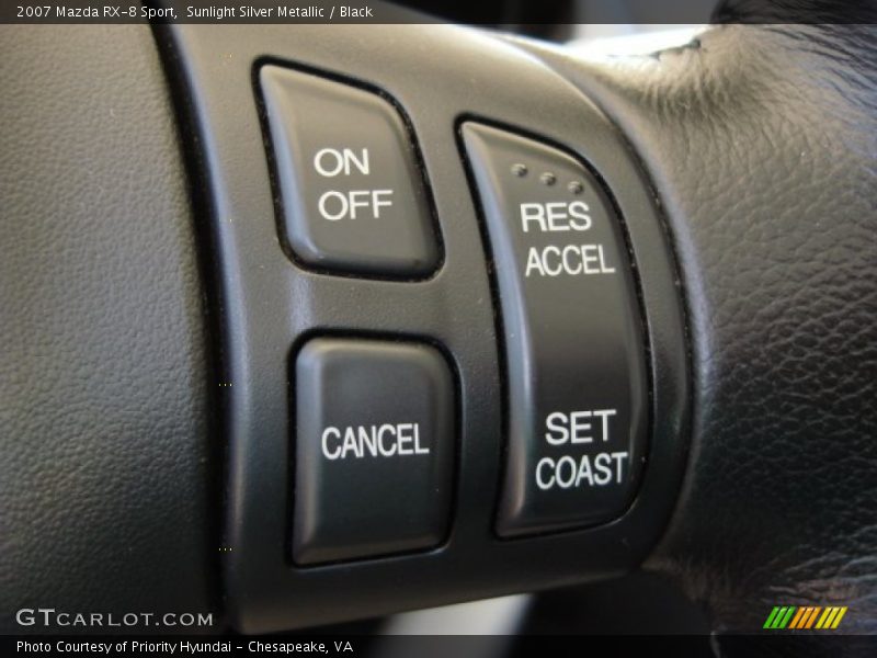 Sunlight Silver Metallic / Black 2007 Mazda RX-8 Sport