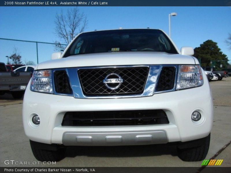 Avalanche White / Cafe Latte 2008 Nissan Pathfinder LE 4x4
