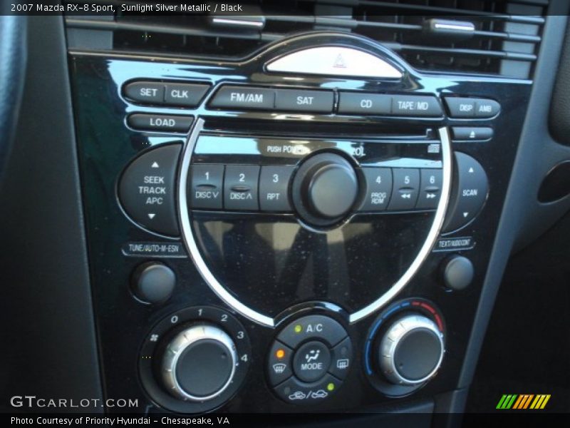 Sunlight Silver Metallic / Black 2007 Mazda RX-8 Sport