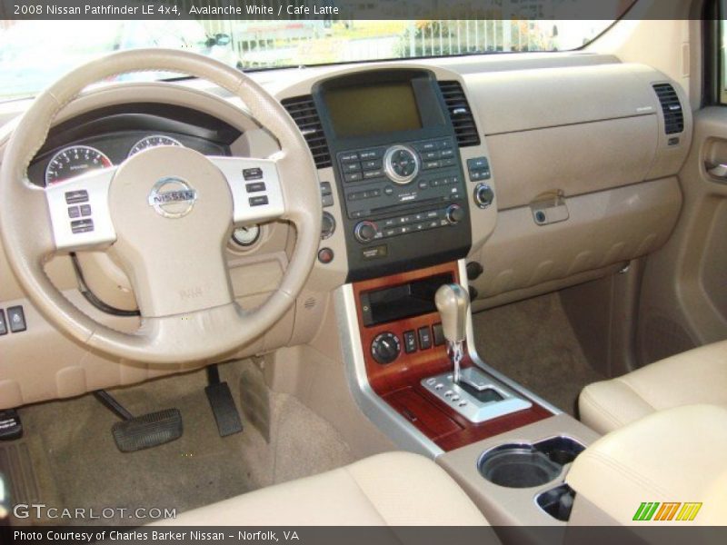 Avalanche White / Cafe Latte 2008 Nissan Pathfinder LE 4x4