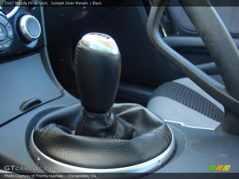 Sunlight Silver Metallic / Black 2007 Mazda RX-8 Sport