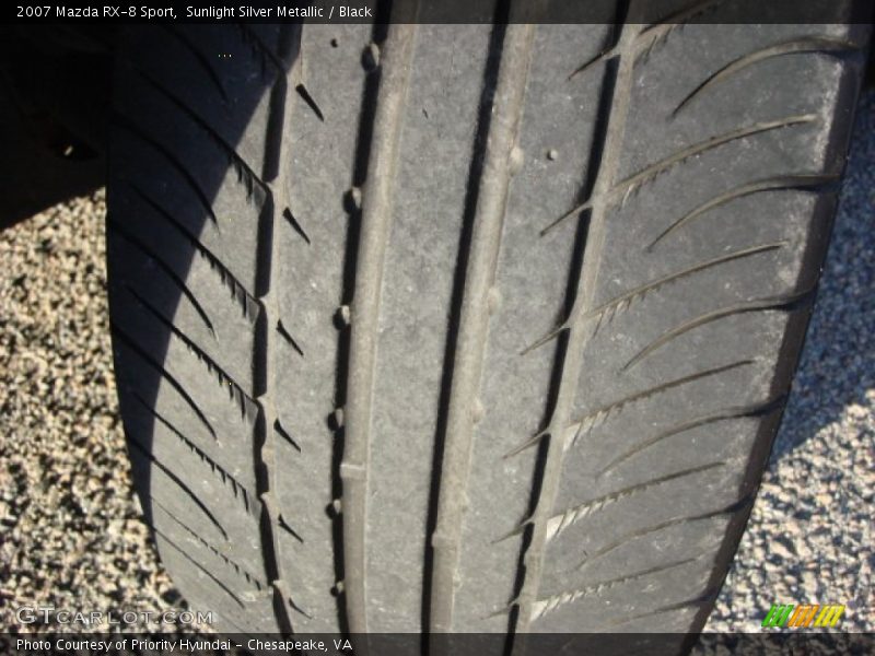 Sunlight Silver Metallic / Black 2007 Mazda RX-8 Sport