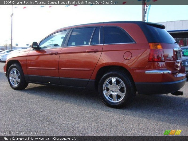 Sunset Bronze Pearl / Light Taupe/Dark Slate Gray 2006 Chrysler Pacifica Touring