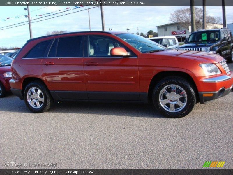 Sunset Bronze Pearl / Light Taupe/Dark Slate Gray 2006 Chrysler Pacifica Touring