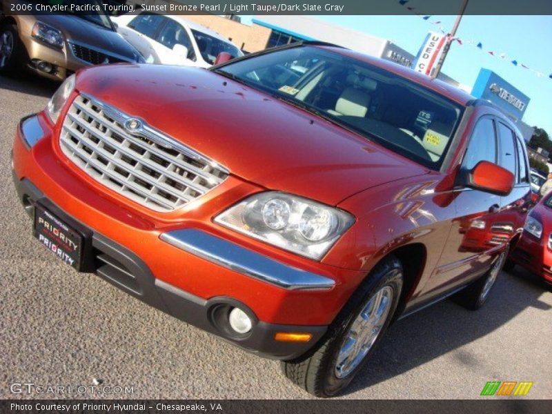 Sunset Bronze Pearl / Light Taupe/Dark Slate Gray 2006 Chrysler Pacifica Touring