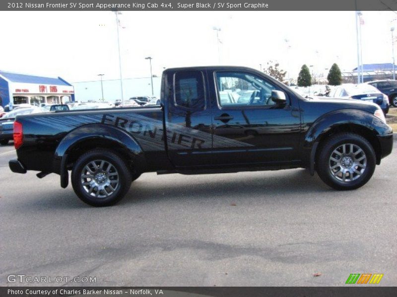 Super Black / SV Sport Graphite 2012 Nissan Frontier SV Sport Appearance King Cab 4x4