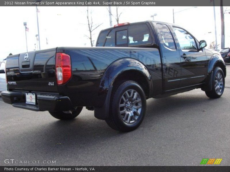 Super Black / SV Sport Graphite 2012 Nissan Frontier SV Sport Appearance King Cab 4x4
