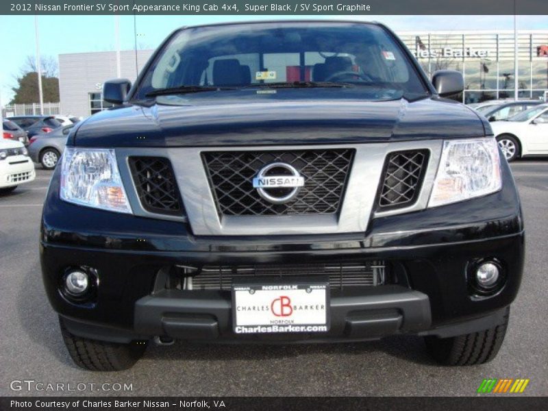 Super Black / SV Sport Graphite 2012 Nissan Frontier SV Sport Appearance King Cab 4x4