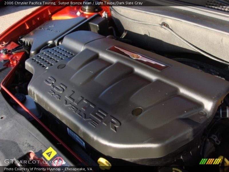 Sunset Bronze Pearl / Light Taupe/Dark Slate Gray 2006 Chrysler Pacifica Touring