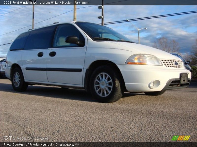 Vibrant White / Medium Parchment 2003 Ford Windstar LX