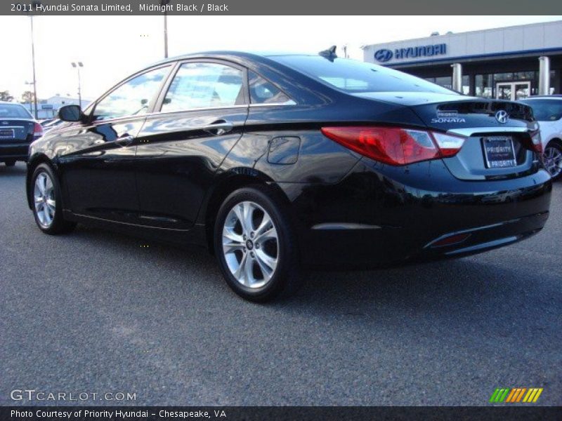 Midnight Black / Black 2011 Hyundai Sonata Limited
