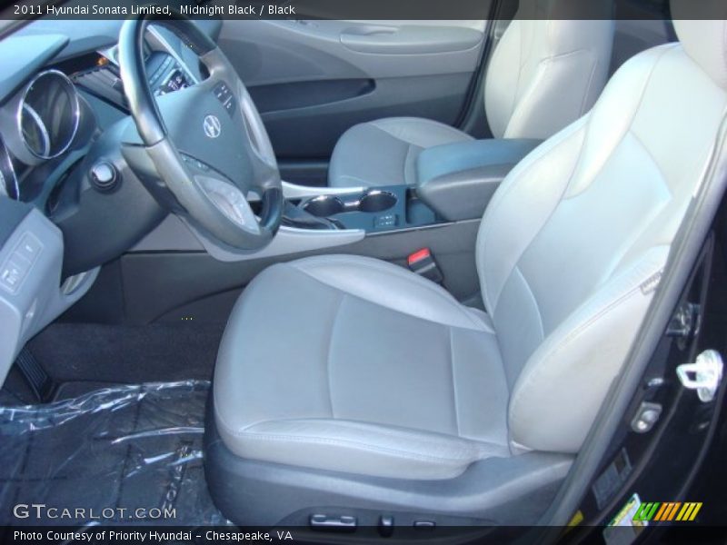 Midnight Black / Black 2011 Hyundai Sonata Limited