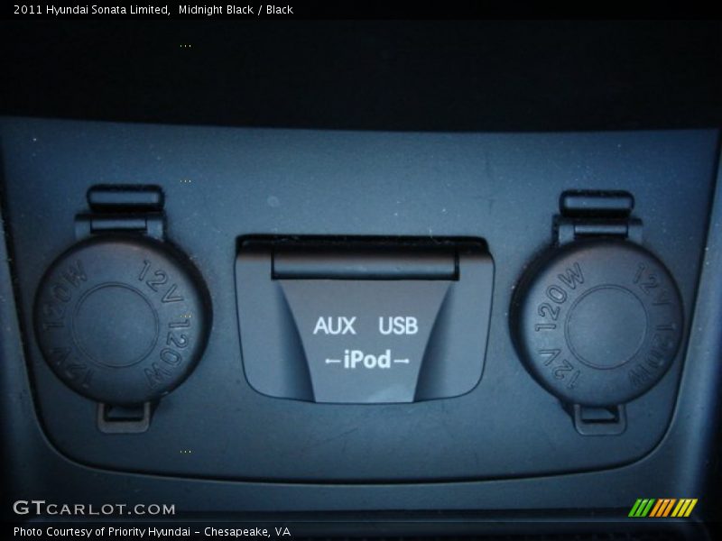 Midnight Black / Black 2011 Hyundai Sonata Limited