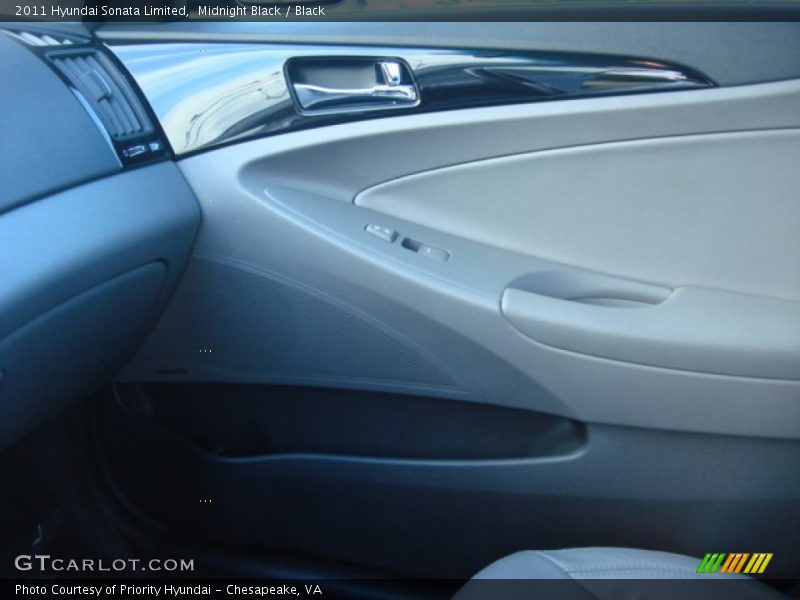 Midnight Black / Black 2011 Hyundai Sonata Limited