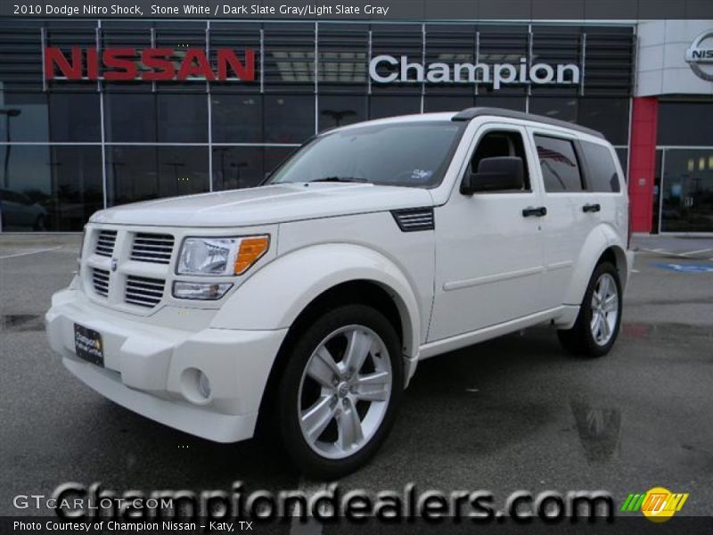 Stone White / Dark Slate Gray/Light Slate Gray 2010 Dodge Nitro Shock