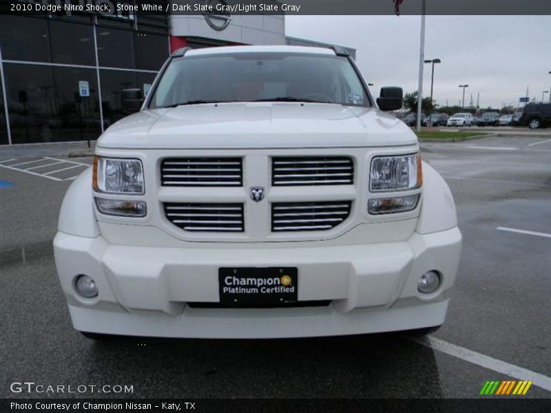 Stone White / Dark Slate Gray/Light Slate Gray 2010 Dodge Nitro Shock