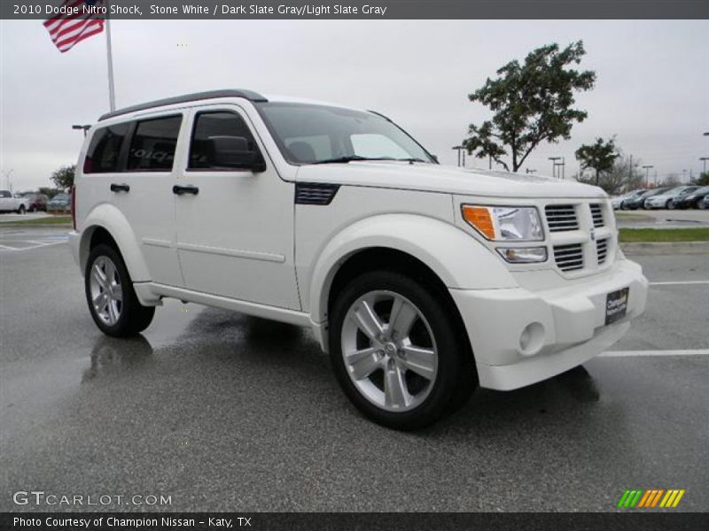 Stone White / Dark Slate Gray/Light Slate Gray 2010 Dodge Nitro Shock