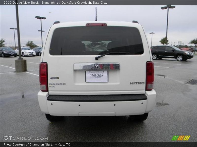 Stone White / Dark Slate Gray/Light Slate Gray 2010 Dodge Nitro Shock