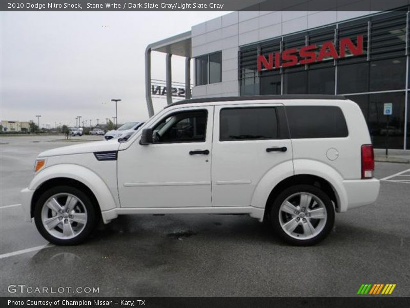Stone White / Dark Slate Gray/Light Slate Gray 2010 Dodge Nitro Shock