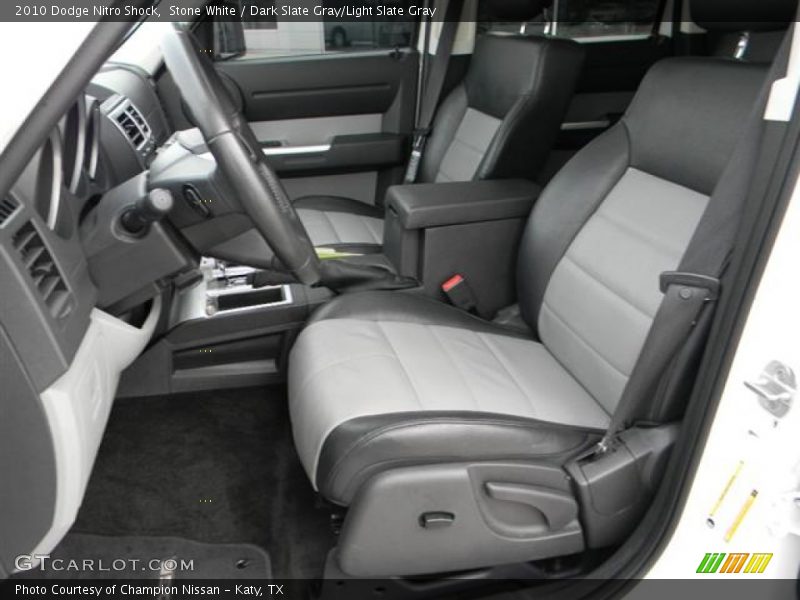 Stone White / Dark Slate Gray/Light Slate Gray 2010 Dodge Nitro Shock