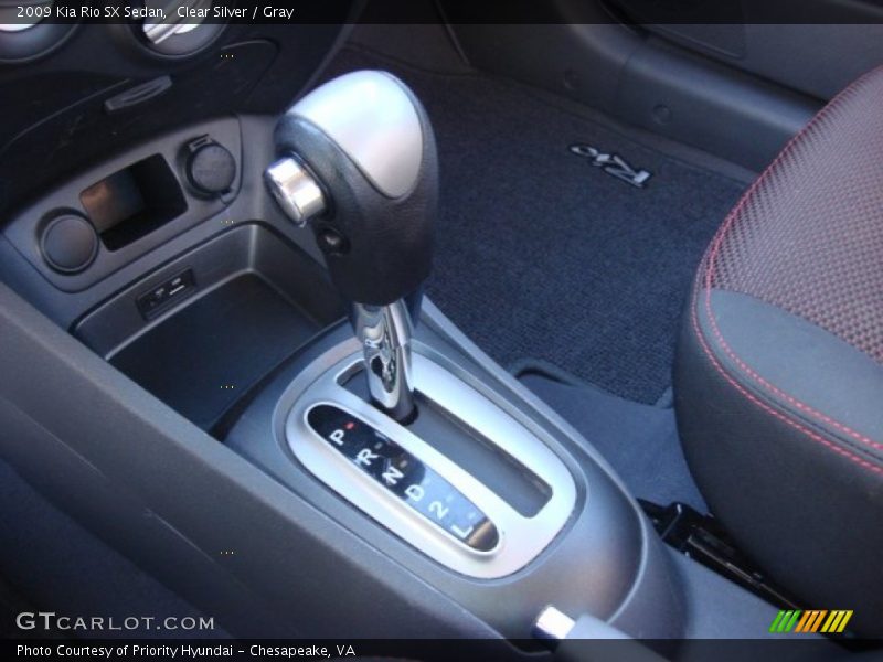 Clear Silver / Gray 2009 Kia Rio SX Sedan