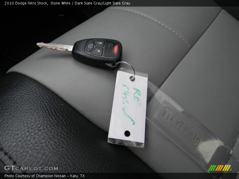 Stone White / Dark Slate Gray/Light Slate Gray 2010 Dodge Nitro Shock