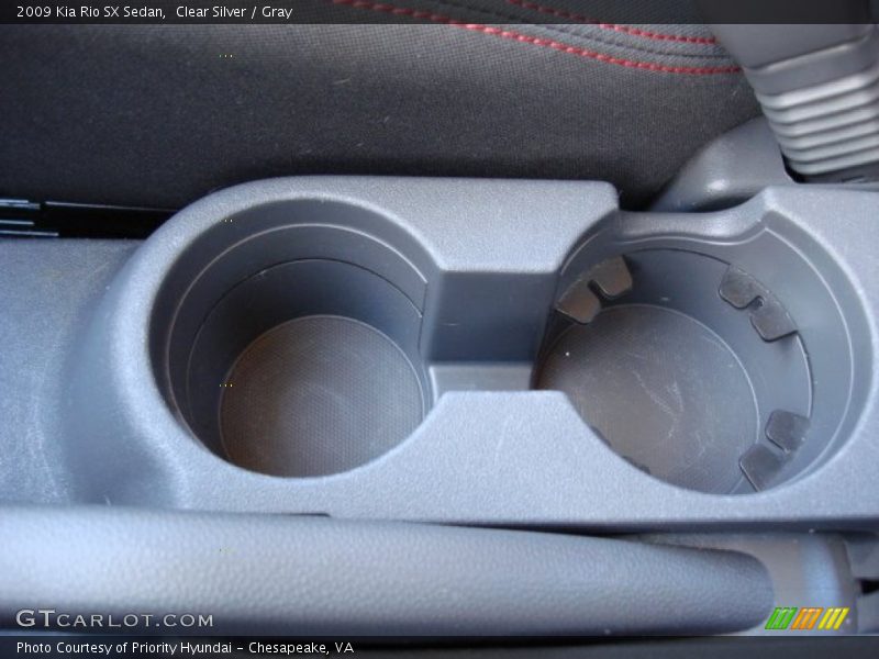 Clear Silver / Gray 2009 Kia Rio SX Sedan