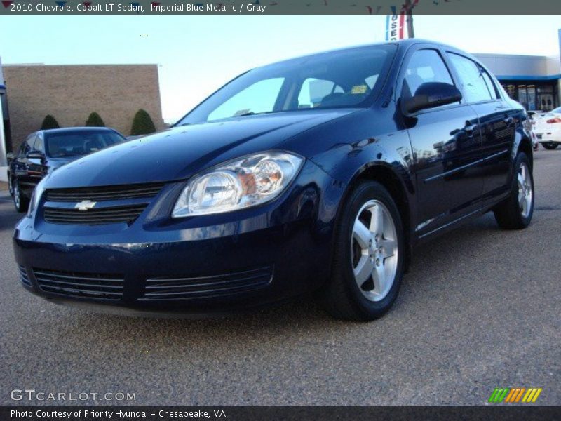 Imperial Blue Metallic / Gray 2010 Chevrolet Cobalt LT Sedan