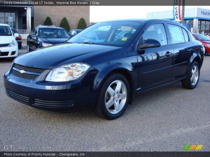 Imperial Blue Metallic / Gray 2010 Chevrolet Cobalt LT Sedan
