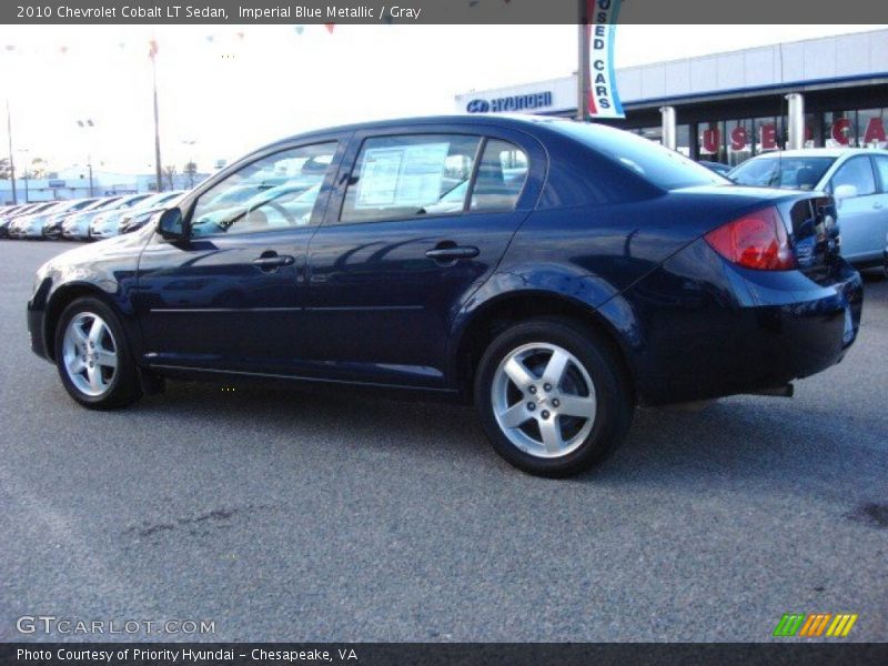 Imperial Blue Metallic / Gray 2010 Chevrolet Cobalt LT Sedan