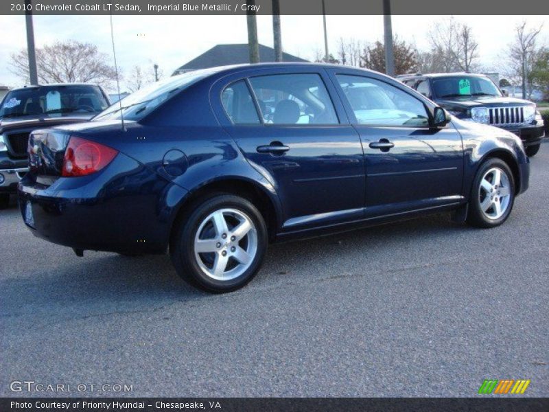 Imperial Blue Metallic / Gray 2010 Chevrolet Cobalt LT Sedan