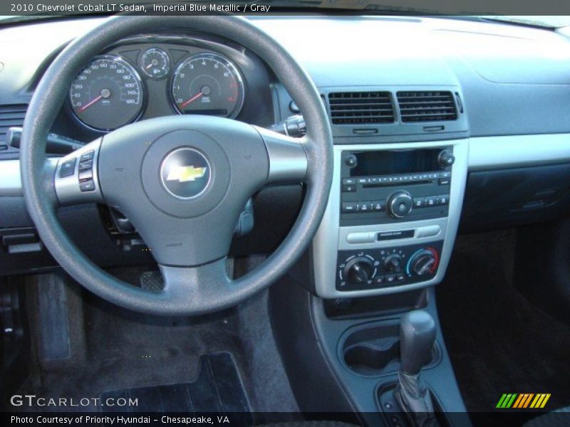 Imperial Blue Metallic / Gray 2010 Chevrolet Cobalt LT Sedan