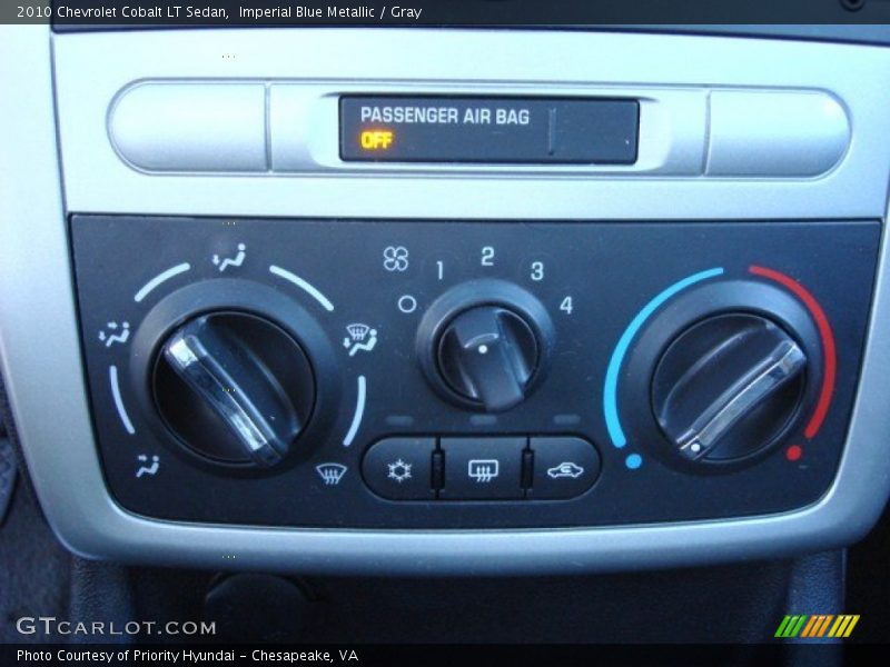 Imperial Blue Metallic / Gray 2010 Chevrolet Cobalt LT Sedan